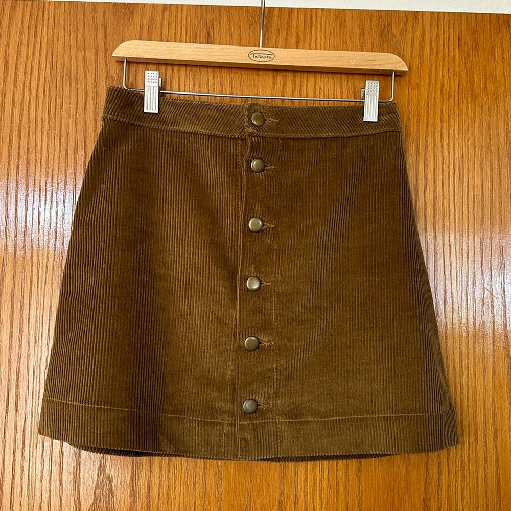 American Apparel Corduroy Skirt